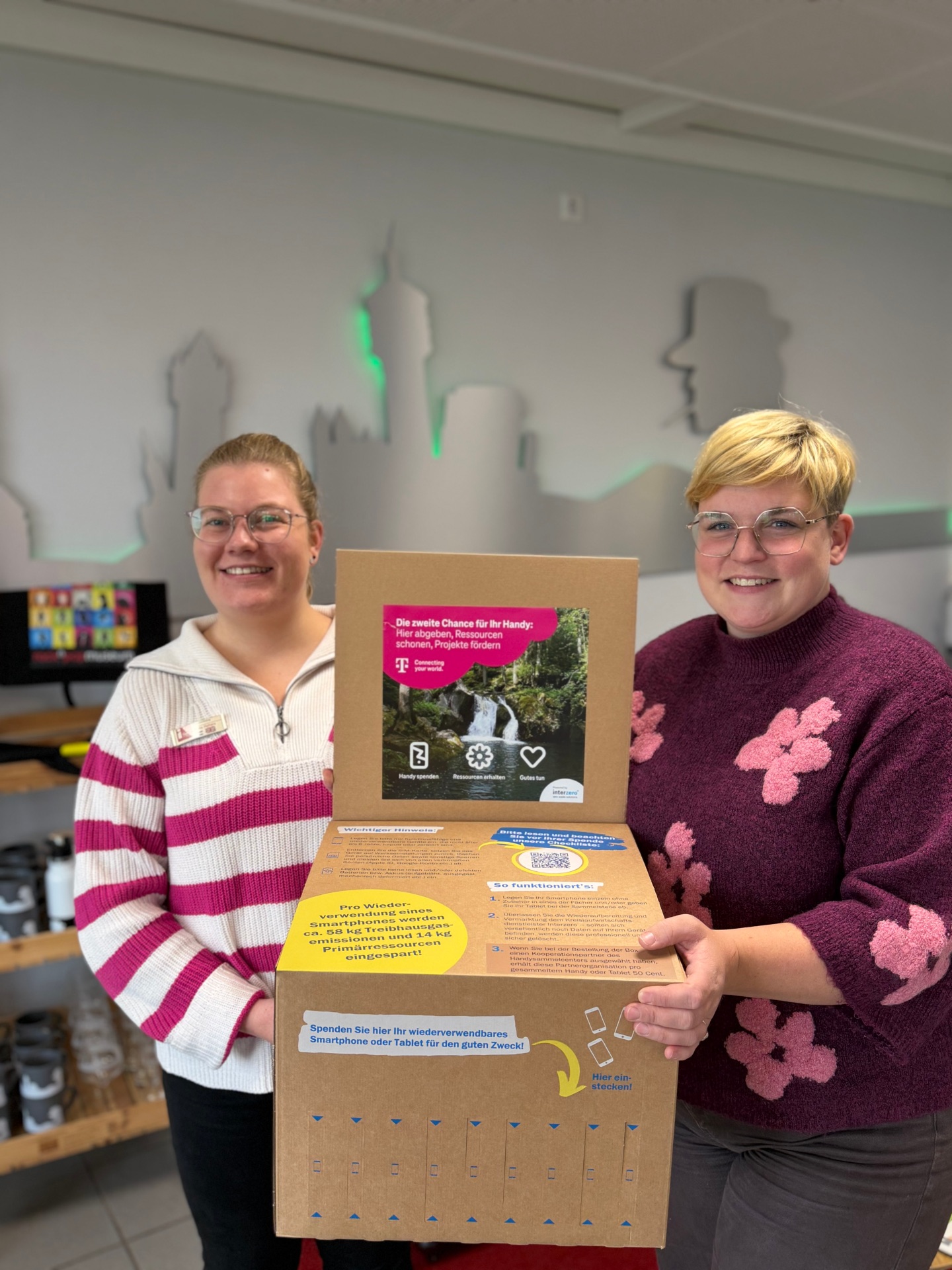 v.l.n.r. Anne Holters und Maike Weßeling