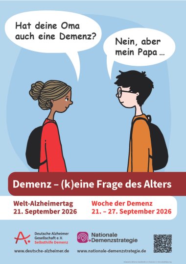 Demenz - (k)eine Frage des Alters Grafik - Demenz - (k)eine Frage des Alters