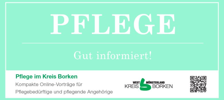 Pflege im Kreis Borken Grafik Pflege im Kreis Borken