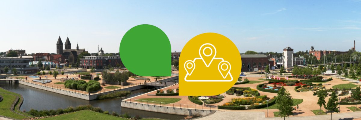 Panoramabild des LAGA-Geländes mit Blick auf Gronau. Panoramabild des LAGA-Geländes mit Blick auf Gronau.