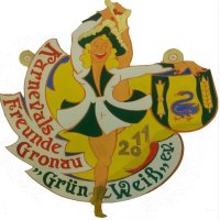 Logo der Karnevalsfreunde Gronau "Grün-Weiß"